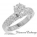 2.15 Ct Women's Round Cut Diamond Engagement Ring New